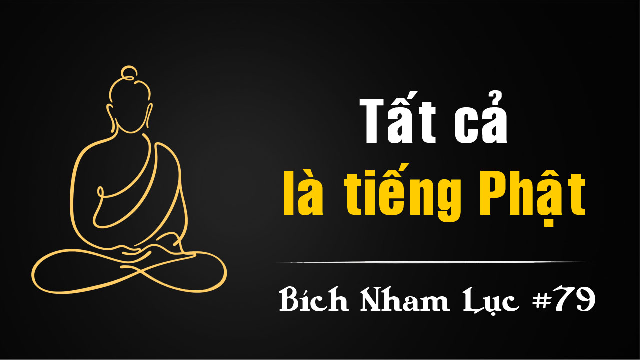 Bích Nham Lục Tắc 79 – Đầu Tử: tất cả tiếng là tiếng Phật?